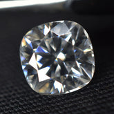 CERTIFIED Moissanite 7 x 7 MM VVS1 D Color Cushion Cut 1 Pcs Loose Gemstone